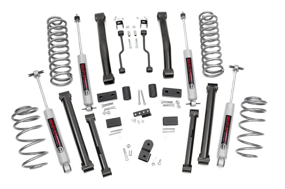 Jeep Grand Cherokee Suspension Lift Kit - Rough Country - 4-inch N3-Series - '93-'98